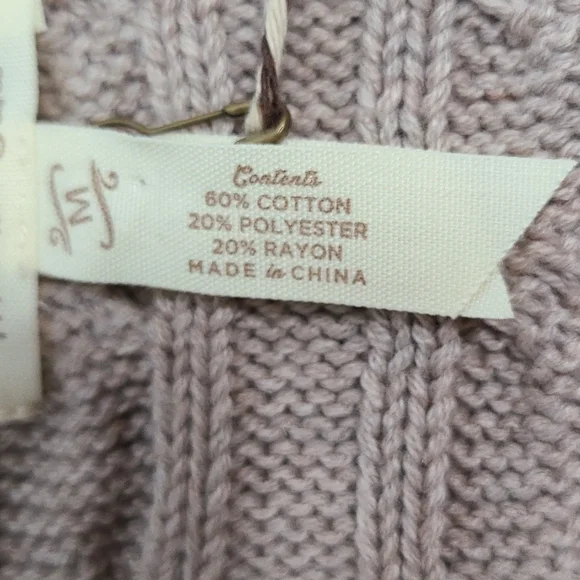 Matilda Jane Cable Knit Tassel Trim Sweater Vest - Medium - Picture 15 of 15